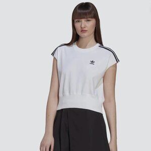 Adidas Originals Women's Classics Muscle tank, Black and White, Small